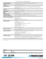 Preview for 2 page of Freecom FS-5 Combo Brochure & Specs