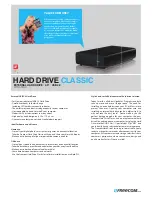 Freecom Hard Drive Classic Datasheet предпросмотр