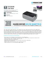 Freecom Hard Drive Dock Quattro Specifications preview