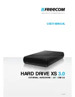 Предварительный просмотр 1 страницы Freecom HARD DRIVE XS 3.0 - User Manual