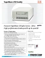 Предварительный просмотр 1 страницы Freecom LTO-460 Datasheet