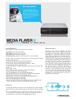 Предварительный просмотр 1 страницы Freecom MEDIAPLAYER II - Datasheet