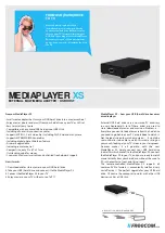 Freecom MediaPlayer XS Specifications preview