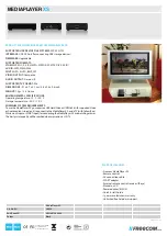 Preview for 2 page of Freecom MediaPlayer XS Specifications