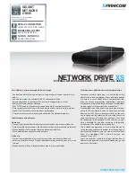 Preview for 1 page of Freecom NETWORK DRIVE XS Datasheet