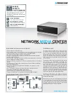 Предварительный просмотр 1 страницы Freecom NETWORK MEDIA CENTER Datasheet