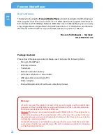 Preview for 2 page of Freecom NETWORK MEDIAPLAYER 350 WLAN User Manual