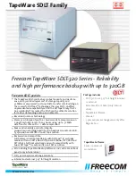 Preview for 1 page of Freecom SDLT-320i Specifications