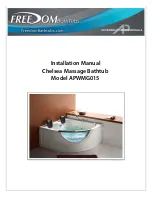 Freedom Bathtubs Chelsea APWMG015 Installation Manual preview