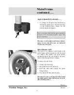 Preview for 33 page of Freedom Designs Gizmo Folding Tilt Operating Manual