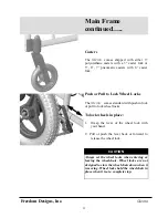 Preview for 35 page of Freedom Designs Gizmo Folding Tilt Operating Manual