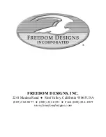 Предварительный просмотр 48 страницы Freedom Designs Gizmo Folding Tilt Operating Manual