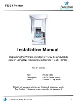 Freedom ELECTRONICS Ovation 2 FE-24 Installation Manual preview