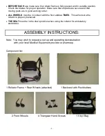 Preview for 3 page of Freedom Rollator MDS86825SL Instructions For Use Manual