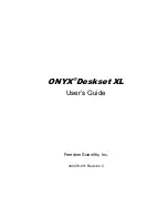 Предварительный просмотр 1 страницы Freedom Scientific ONYX Deskset XL User Manual