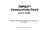 Preview for 1 page of Freedom Scientific TOPAZ Connectivity Pack User Manual