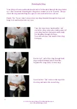 Preview for 2 page of Freedom Slings Airport Sling Wearing Instructions