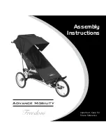 Preview for 1 page of Freedom Advance Mobility Assembly Instructions Manual