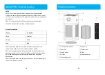 Предварительный просмотр 4 страницы Freedom AIRPURIFIER10 Instructions For Use Manual