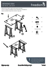 Preview for 2 page of Freedom ARCHIBALD DESK 23413078 Assembly Instructions