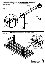 Предварительный просмотр 3 страницы Freedom Cannes 24208185 Quick Start Manual