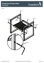 Preview for 2 page of Freedom Deckhaus 23207110 Assembly Instructions