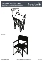 Preview for 3 page of Freedom Deckhaus 23207189 Assembly Instructions