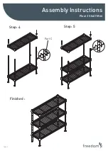 Preview for 3 page of Freedom Flexi 3 Shelf Mini Assembly Instructions