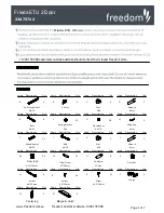 Preview for 1 page of Freedom Frieda ETU 2 Door Assembly Instructions Manual