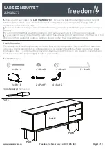 Preview for 1 page of Freedom LARSSON 23418271 Assembly Instructions