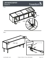 Preview for 2 page of Freedom LARSSON 23418271 Assembly Instructions