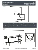 Preview for 3 page of Freedom LARSSON 23418271 Assembly Instructions