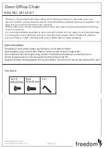 Preview for 1 page of Freedom Oren 24132121 Quick Start Manual