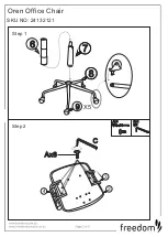 Preview for 3 page of Freedom Oren 24132121 Quick Start Manual