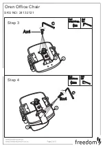 Preview for 4 page of Freedom Oren 24132121 Quick Start Manual