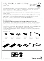 Preview for 1 page of Freedom TORQUAY 23860438 Assembly Instructions