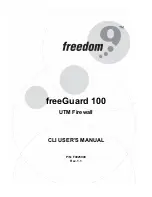 Freedom9 freeGuard 100 Command Line Interface Manual preview