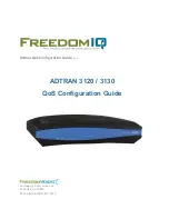 FreedomIQ ADTRAN 3120 Qos Configuration Manual preview