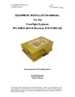 Предварительный просмотр 1 страницы FreeFlight 87099 Series Installation Manual