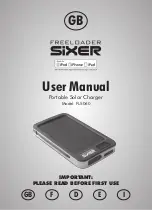 Preview for 1 page of Freeloader SIXER FL5060 User Manual