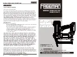 Preview for 7 page of Freeman PE20V31618G Manual