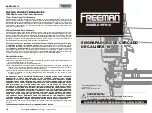 Предварительный просмотр 7 страницы Freeman PFS16 Manual