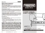 Preview for 7 page of Freeman PP123 Manual