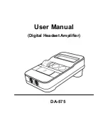 Предварительный просмотр 1 страницы freemate DA-575 User Manual