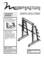 Freemotion EPIC GZFW2114.1 Owner'S Manual preview