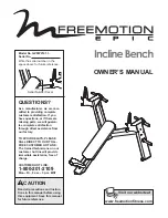 Freemotion EPIC GZFW2141.3 Owner'S Manual preview