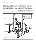 Preview for 3 page of Freemotion EPIC Military Press GZFW2164.1 Owner'S Manual