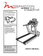 Freemotion 4000XLS User Manual предпросмотр