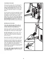 Preview for 8 page of Freemotion CABLE CROSS XLS User Manual