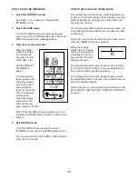 Preview for 14 page of Freemotion Console FMPW17.0 User Manual